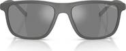 Armani Exchange 56mm Pillow Sunglasses