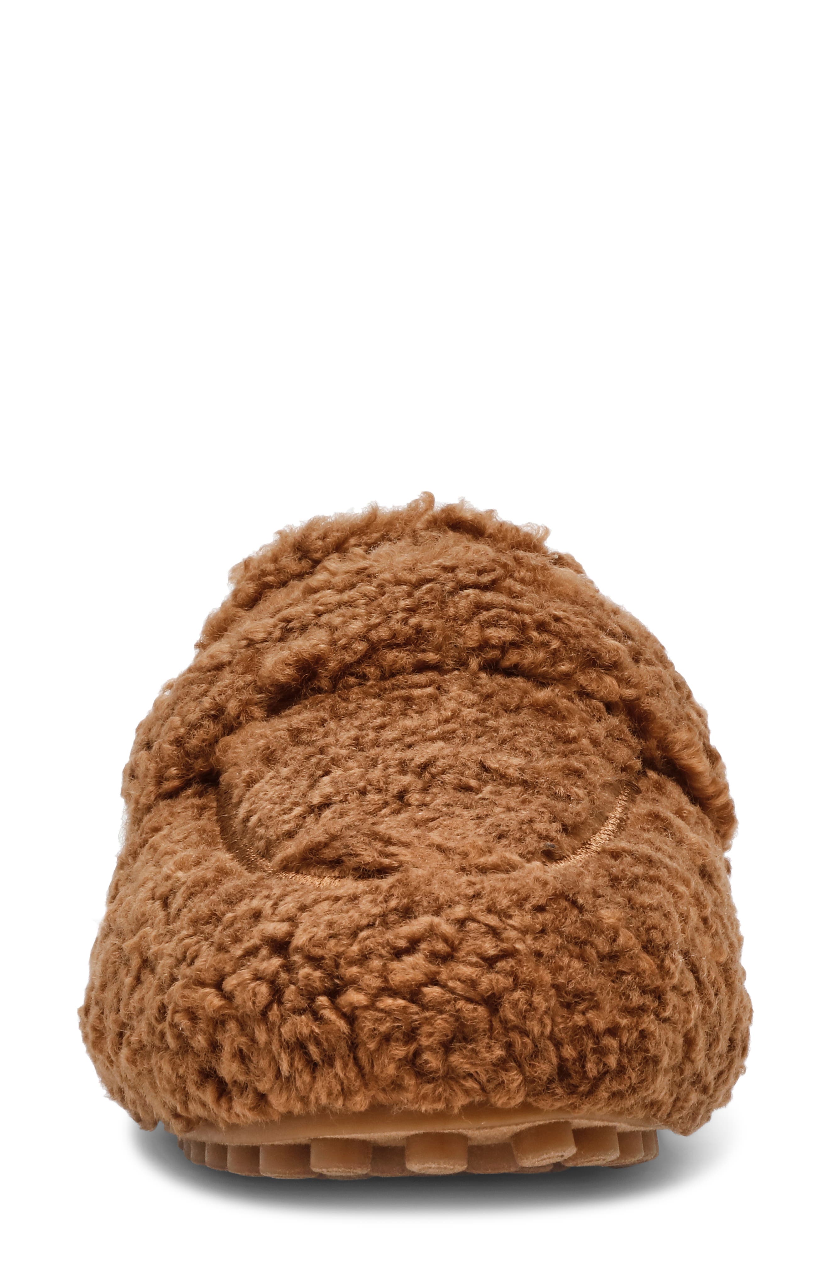 Slip Faux Shearling Slipper, Alternate, color, TAN