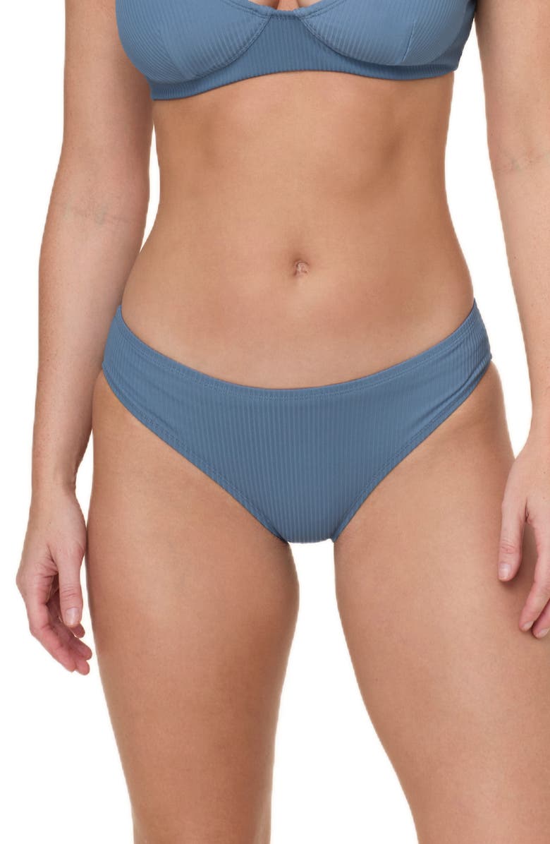 Andie Hipster Rib Bikini Bottoms, Main, color, 