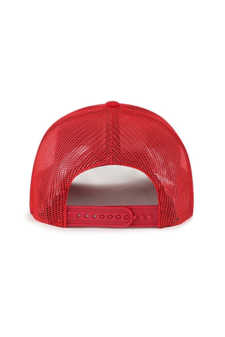Men's '47 Red Washington Nationals Unveil Trucker Adjustable Hat, Alternate, color, Red