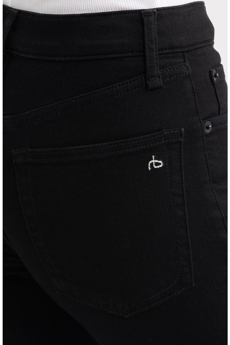 Flexi Wren Mid Rise Slim Jeans, Alternate, color, BLACK