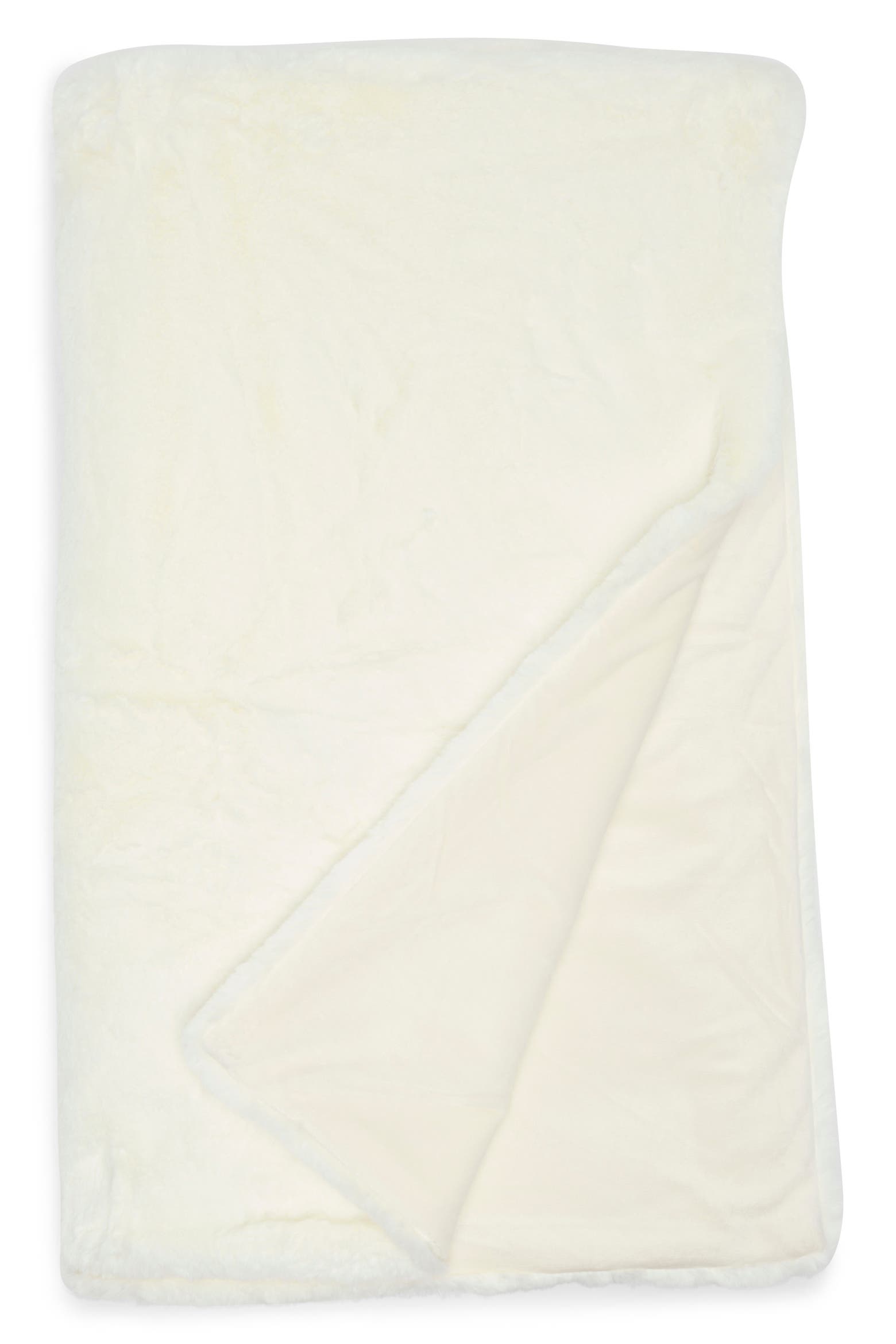 Furry Storage Rack NORDSTROM RACK Snuggle Faux Fur Throw | Nordstromrack