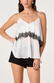 ASTR the Label Beara Lace Trim Camisole Shell