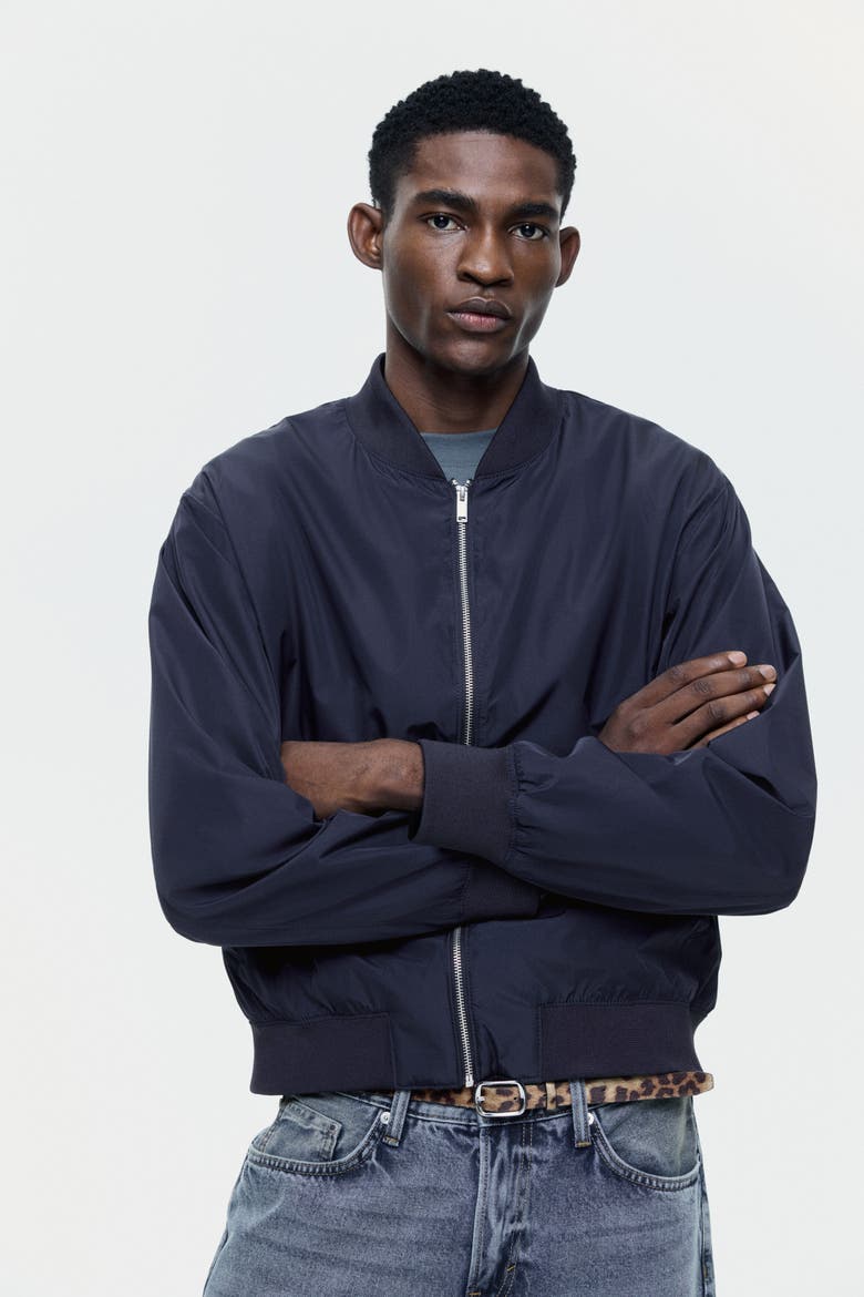 Lightweight Bomber Jacket, Alternate, color, Dark blue