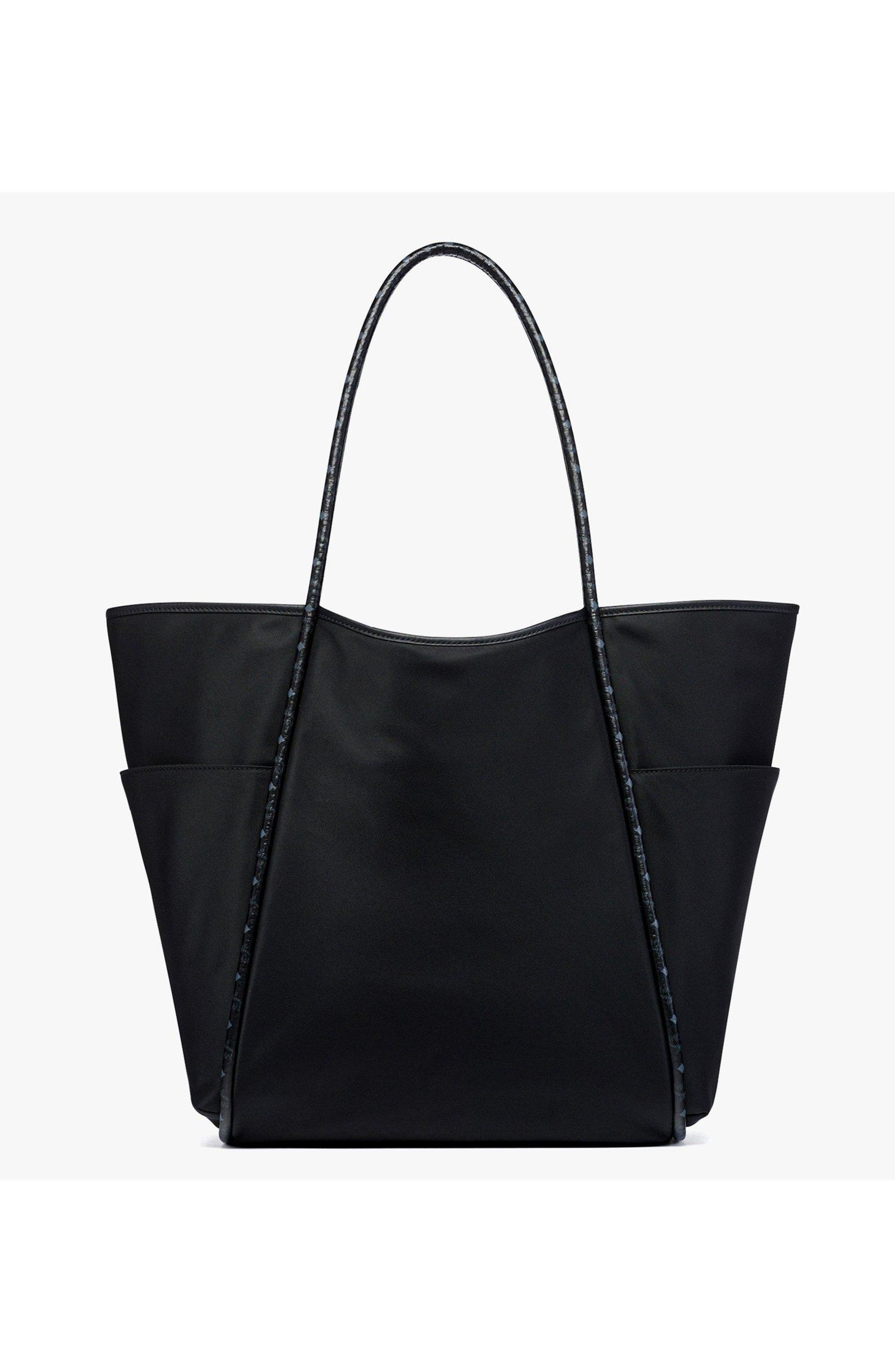 MCM Aren Shopper in ECONYLÂ<sup>®</sup> and Leather, Alternate, color, 