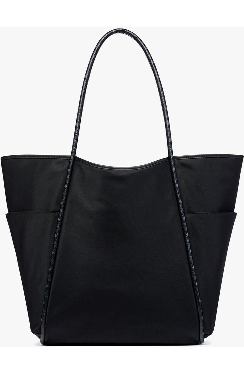 MCM Aren Shopper in ECONYLÂ<sup>®</sup> and Leather, Alternate, color,