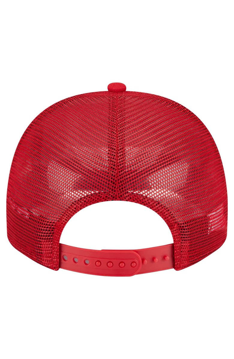 New Era Men's New Era Red Carolina Hurricanes Vintage Team Rope A-Frame 9FIFTY Snapback Hat, Alternate, color, Red