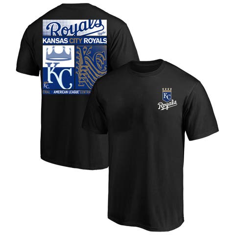 Men's Profile  Black Kansas City Royals Big & Tall Two-Sided Graphic T-Shirt