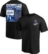 FANATICS Men's Profile Black Kansas City Royals Big & Tall Two-Sided Graphic T-Shirt