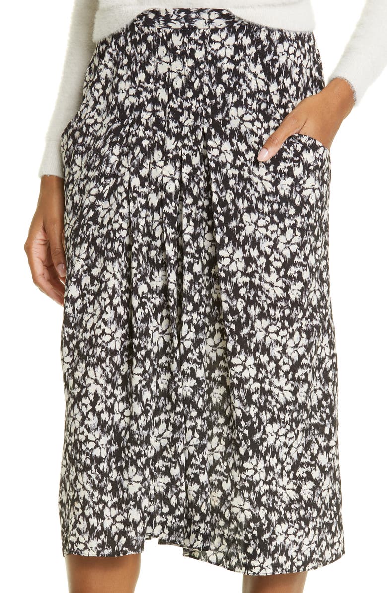 Isabel Marant Étoile Eolia Floral Skirt, Alternate, color, 