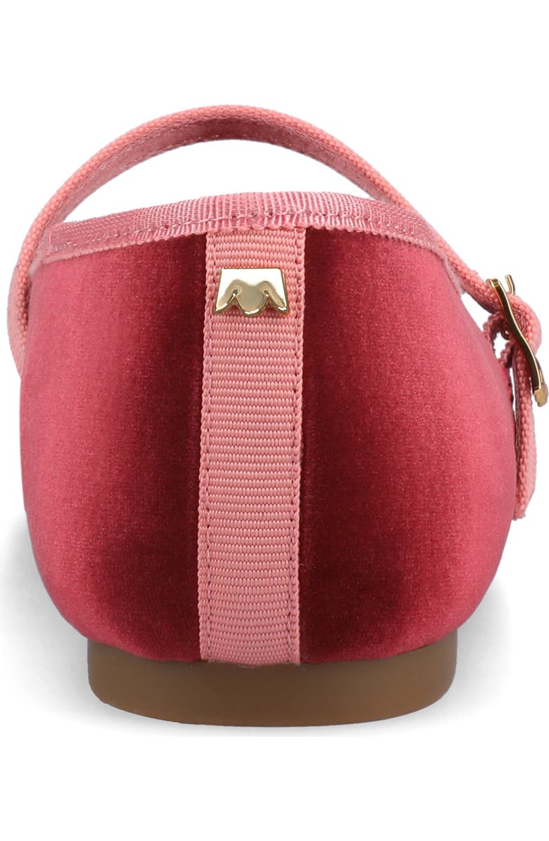 Birdies The Hummingbird Mary Jane Velvet, Alternate, color, Cognac Velvet