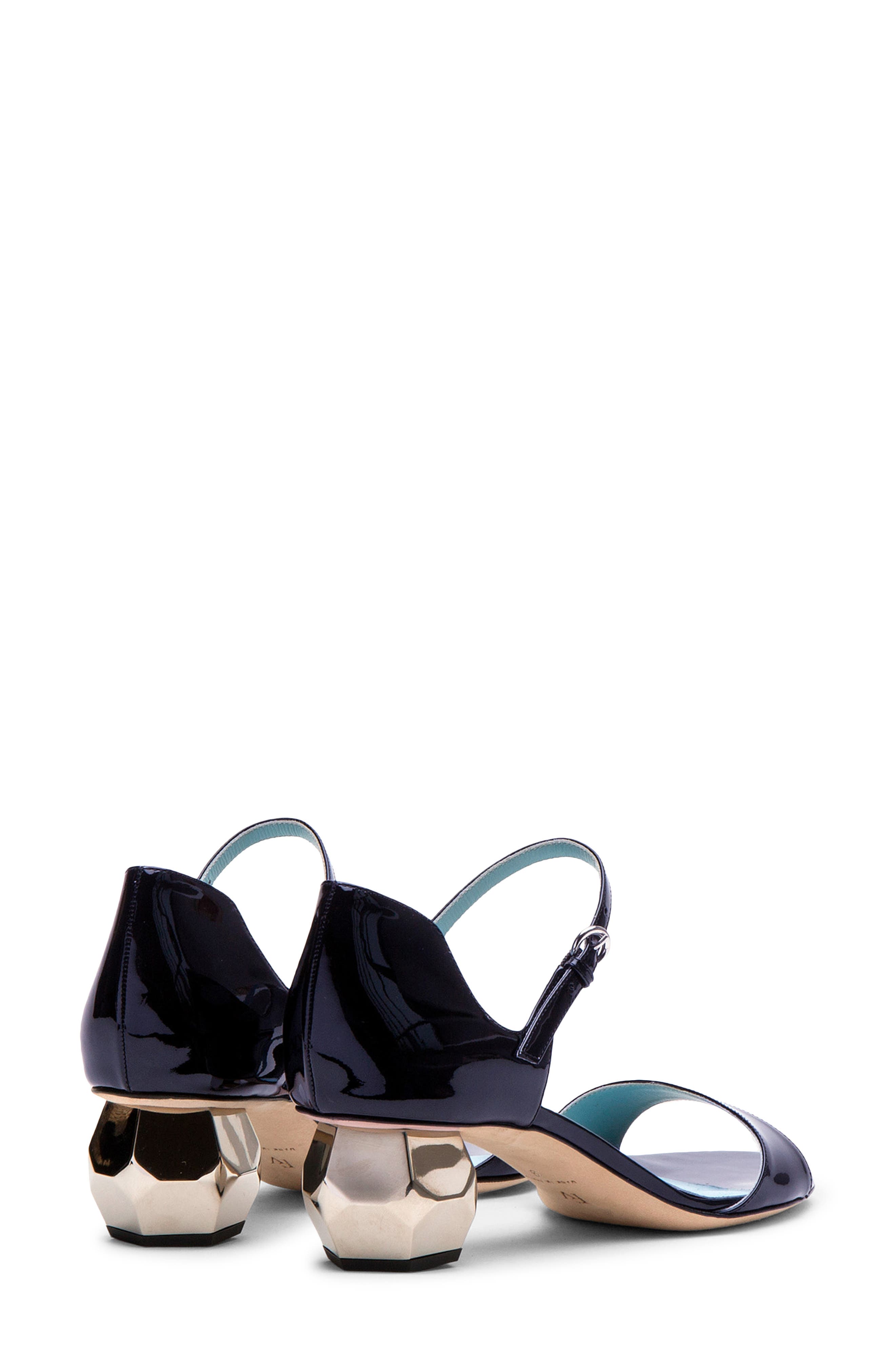 Frances Valentine Bella Ankle Strap Sandal, Alternate, color, Navy