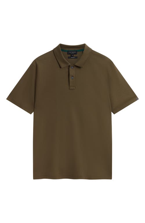 Ted Baker Connall Cotton Polo In Brown