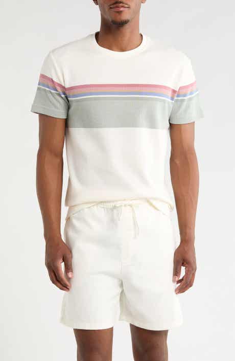 DENIM AND FLOWER Stripe Crewneck T-Shirt