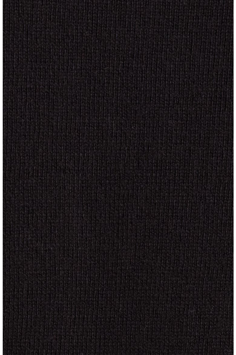 Ruffle Henley Sweater, Alternate, color, BLACK ONYX