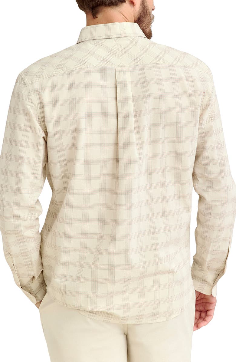 Billy Reid 'John T' Standard Fit Check Sport Shirt, Alternate, color, Tinted White
