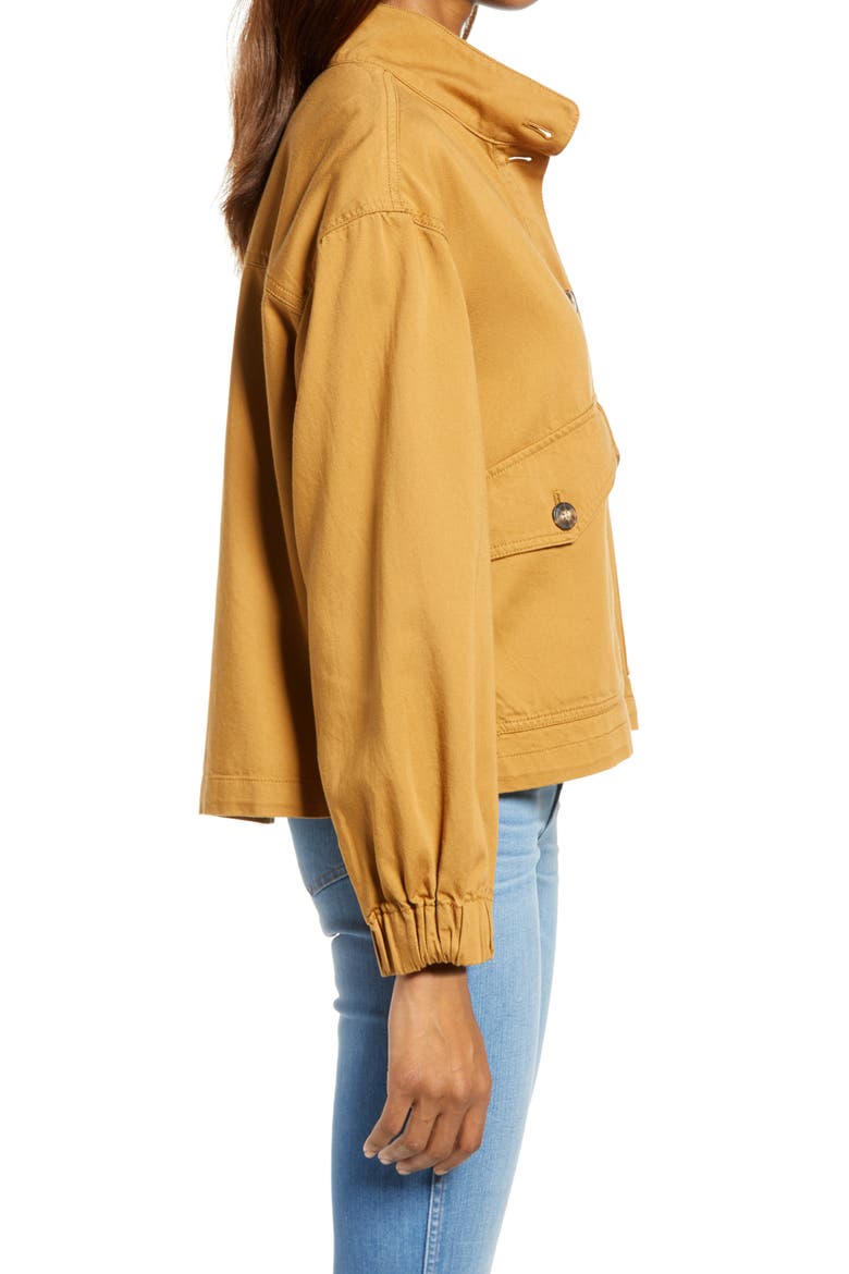 Bayview Balloon Sleeve Jacket, Alternate, color, TOFFEE