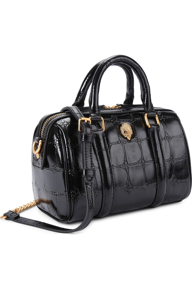Boston Handle Kitchen Kurt Geiger London Small Kensington Boston Croc Embossed Leather Duffle ...