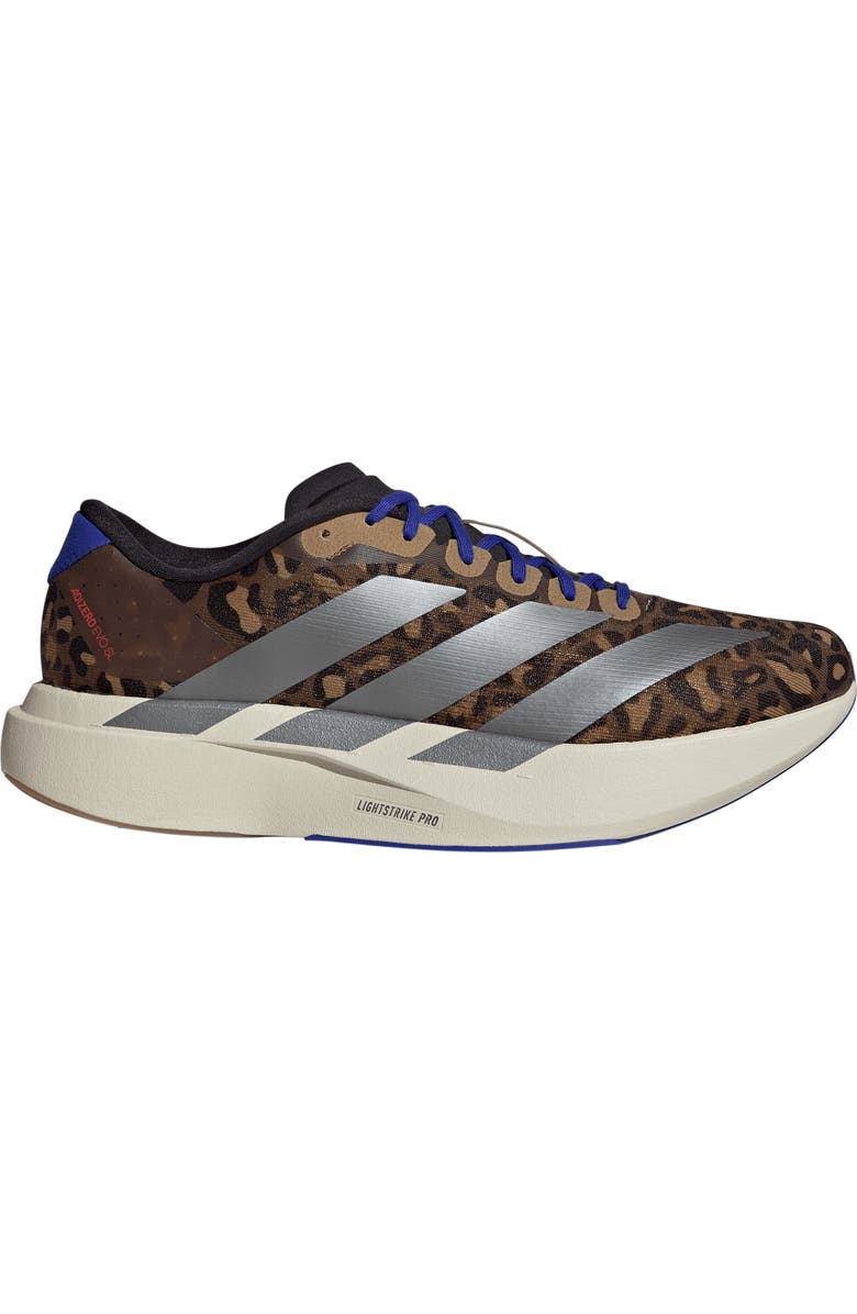 adidas Adizero Evo SL Running Shoe, Alternate, color, Preloved Brown/ Iron/ Blue