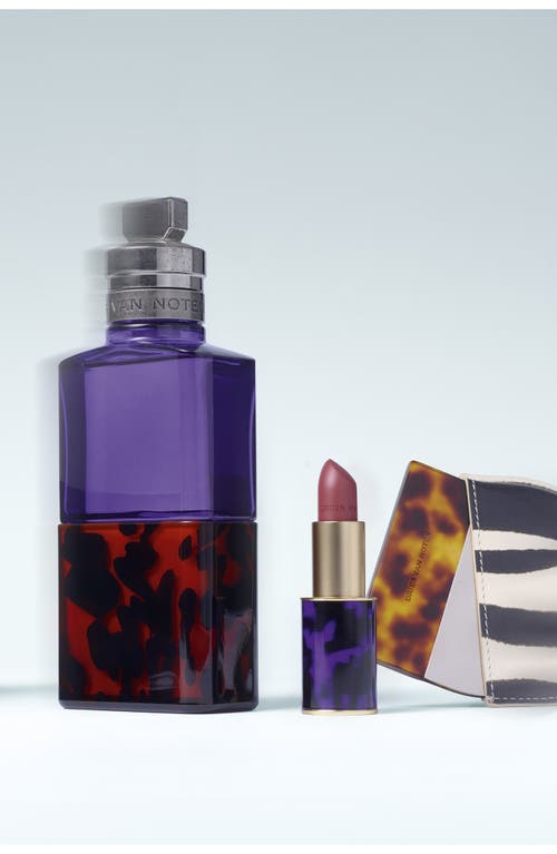 Dries Van Noten Resin Mirror & Zebra Print Leather Case