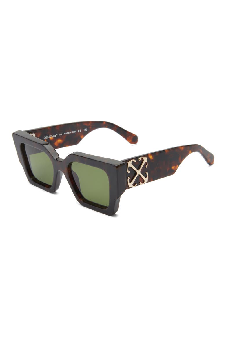 Catalina 53mm Square Sunglasses, Alternate, color, BROWN GREEN