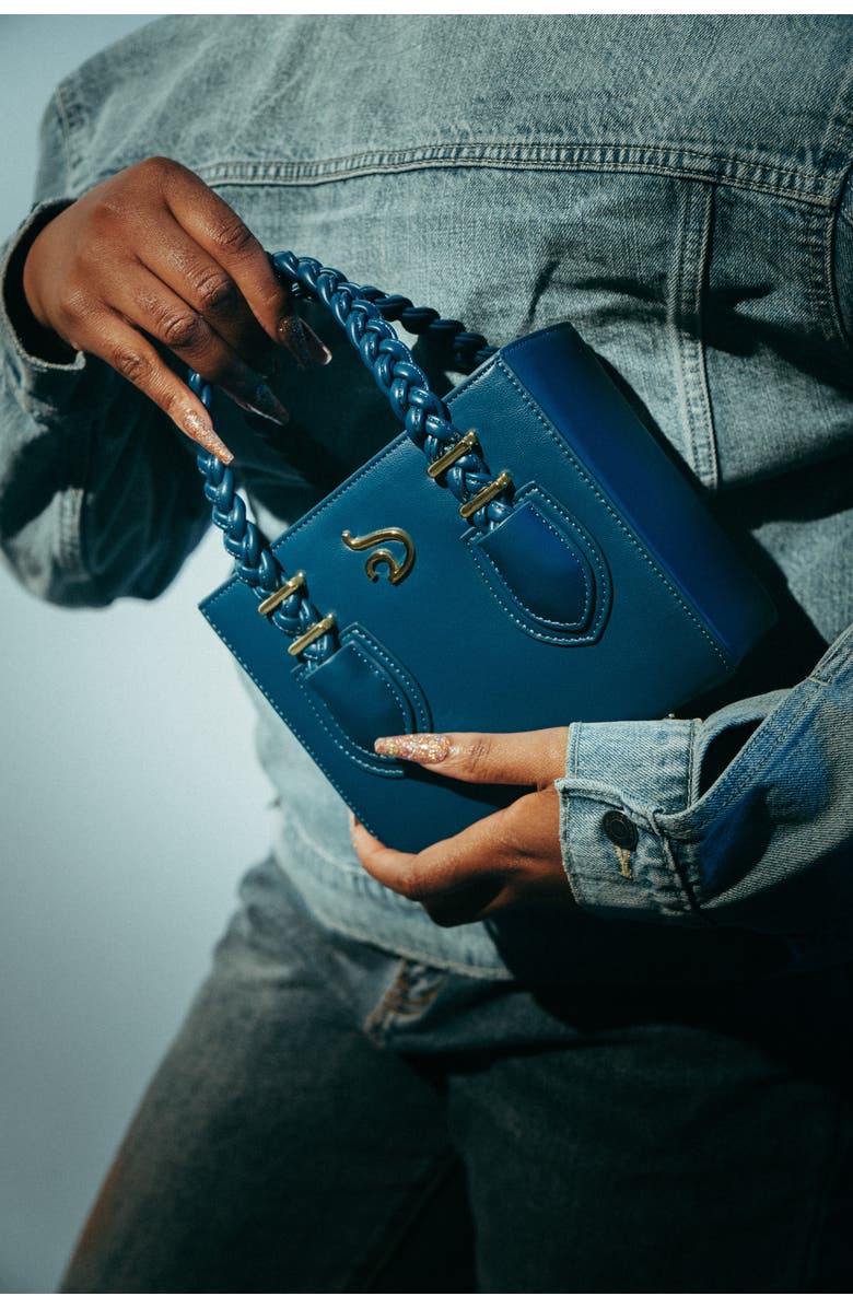 Mèsan Boxy Tote, Alternate, color, Blue