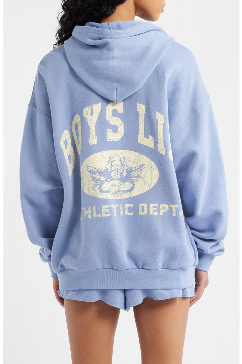 Athletic Dept V3 Zip-Up Hoodie, Alternate, color, BLUE