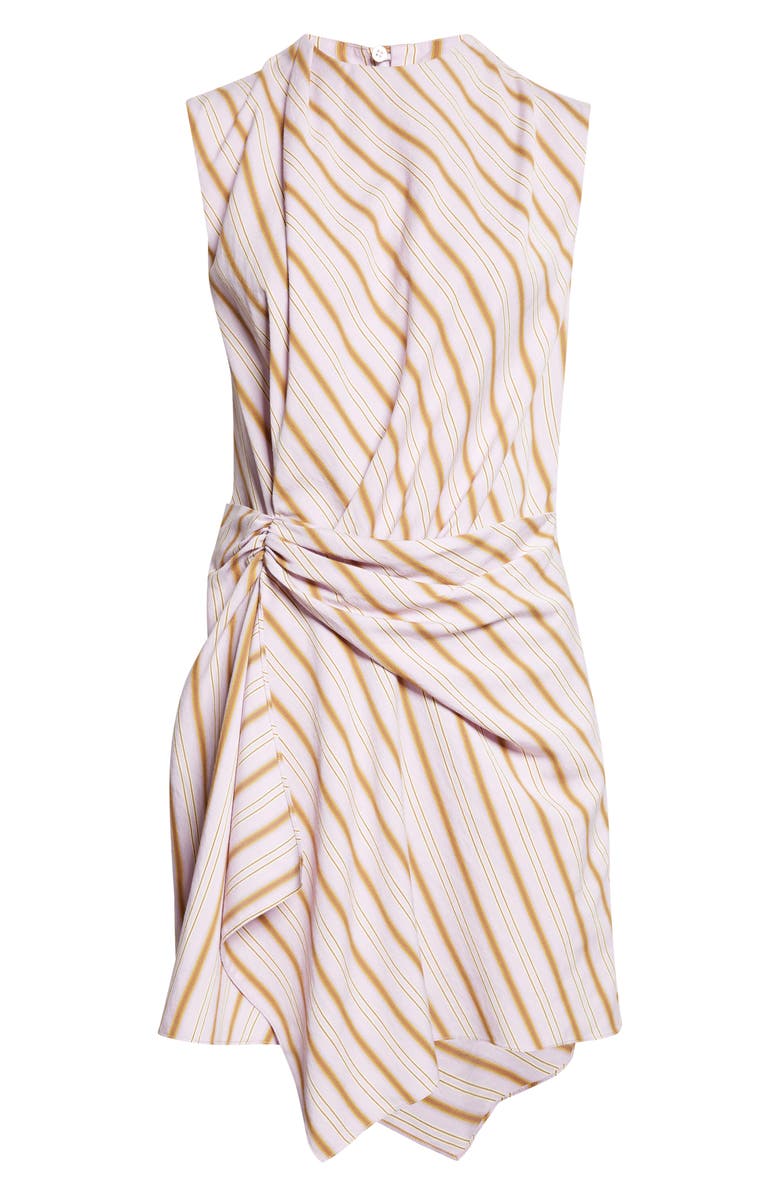 A.L.C. Dion Stripe Sleeveless Minidress, Alternate, color, Lilac/ Curry