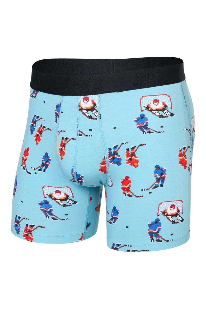 DropTemp™ Cooling Cotton Boxer Briefs, Alternate, color, ACTION ON ICE-BLUE TIDE