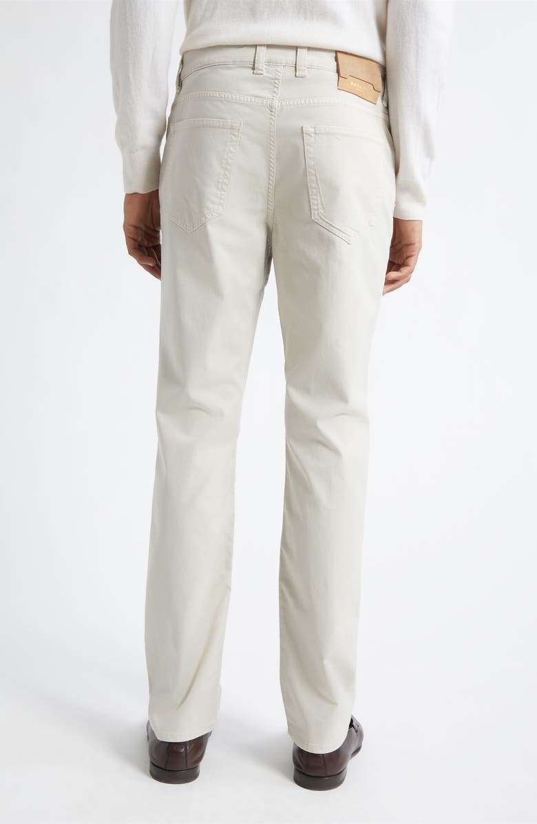 Boglioli Stretch Cotton & Silk Blend Jeans, Alternate, color, Light Beige