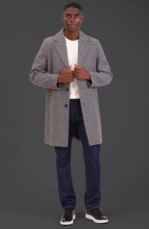 Bagatelle Houndstooth Topcoat In Multi