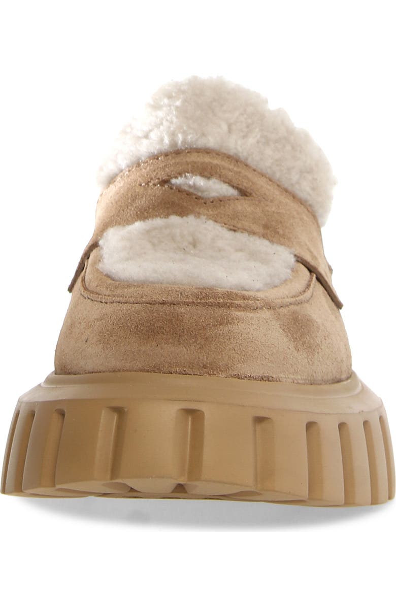 Voile Blanche Grenelle Genuine Shearling & Suede Platform Loafer, Alternate, color,