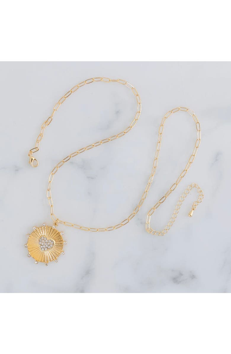 Erin McDermott Jewelry Scarlett Necklace, Alternate, color, Gold