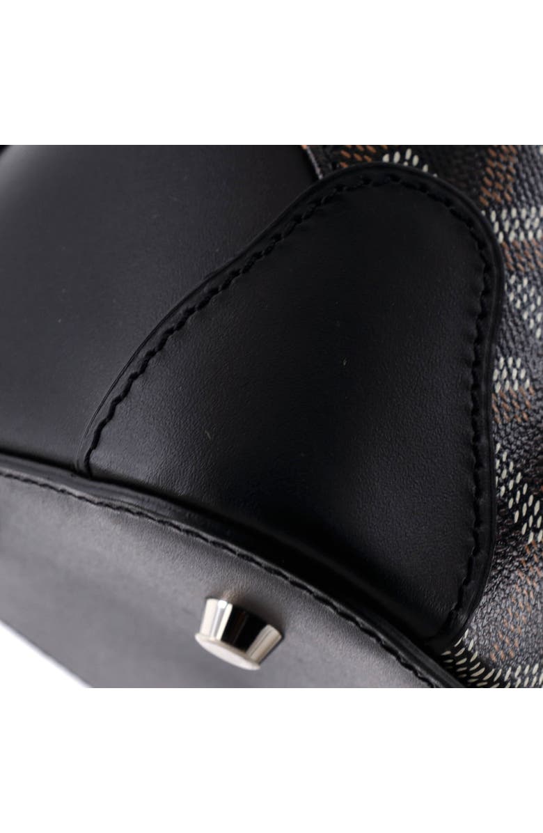 Pre-Owned Goyard Vendome II Bag Coated Canvas PM, Alternate, color, Black