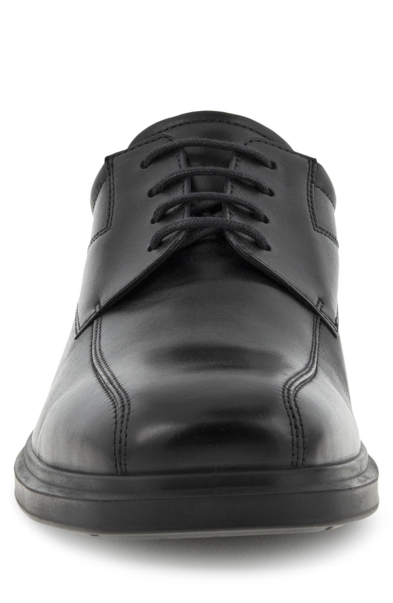 ECCO Helsinki 2.0 Bike Toe Leather Derby, Alternate, color, Black