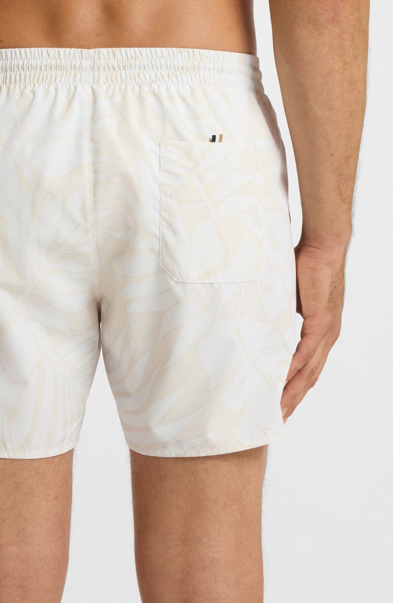 BOSS Pirhana Swim Trunks, Alternate, color, Natural