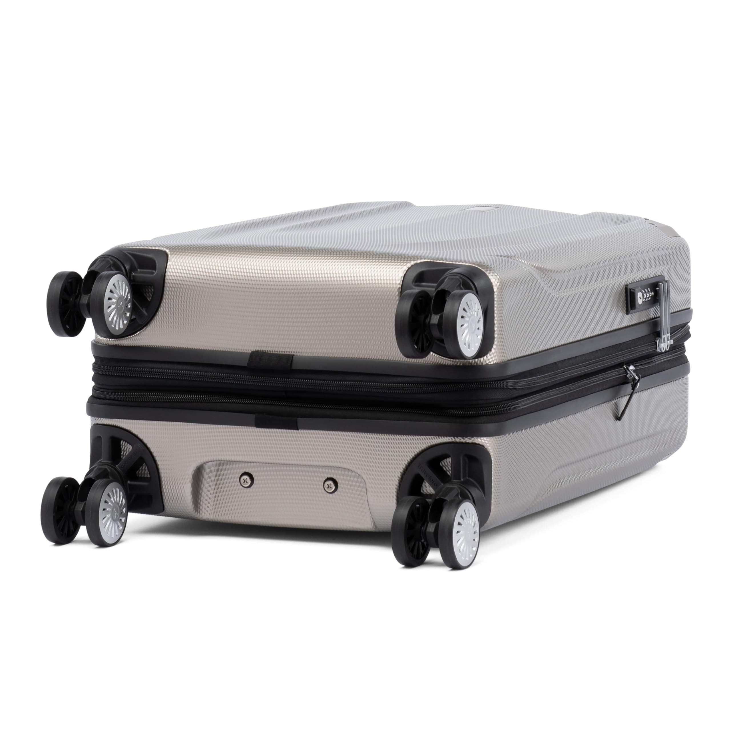 TRAVELPRO Pathways 3 Hardside Expandable 21" Carry On Spinner Luggage, Alternate, color, Champagne