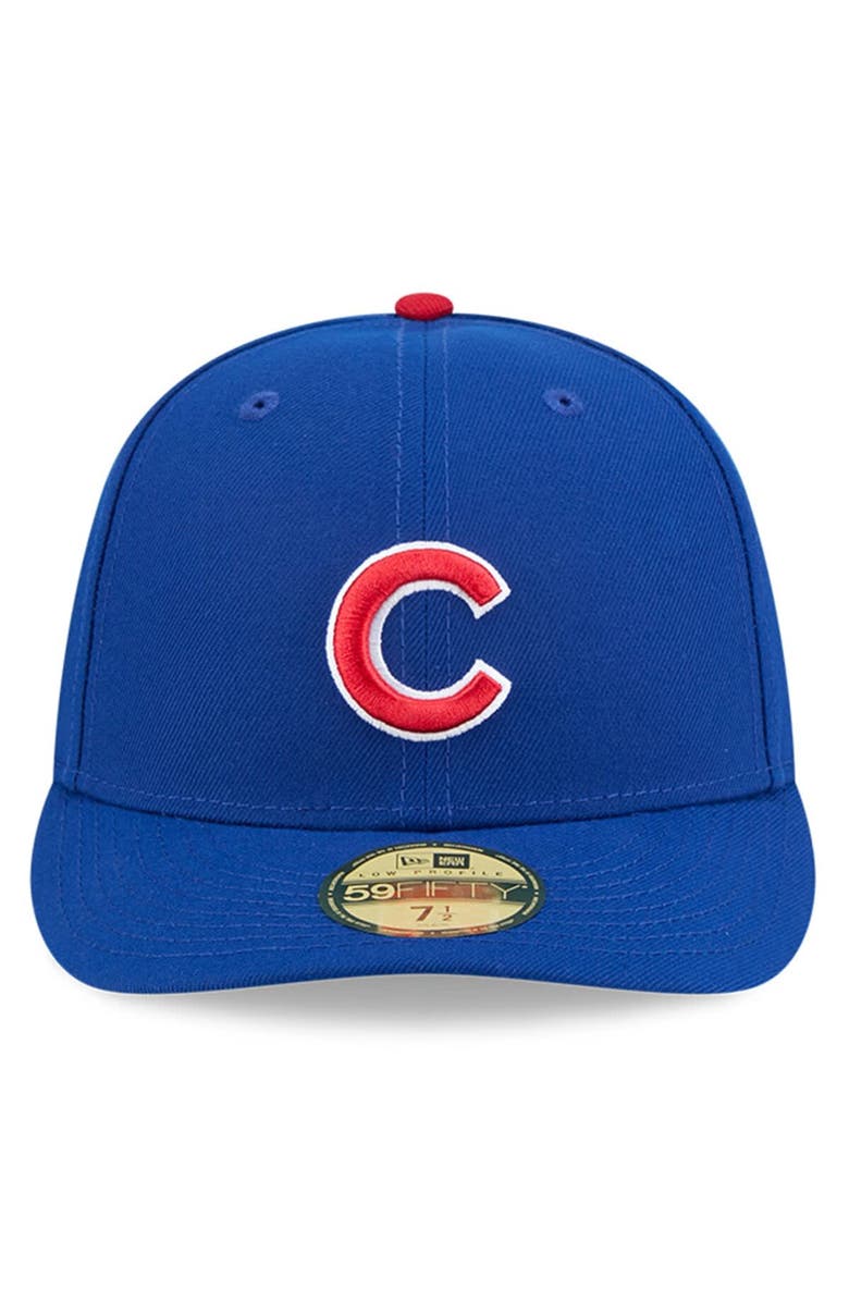 New Era Men's New Era Royal Chicago Cubs Baseball Hall of Fame 59FIFTY Low Profile Fitted Hat, Alternate, color, Royal