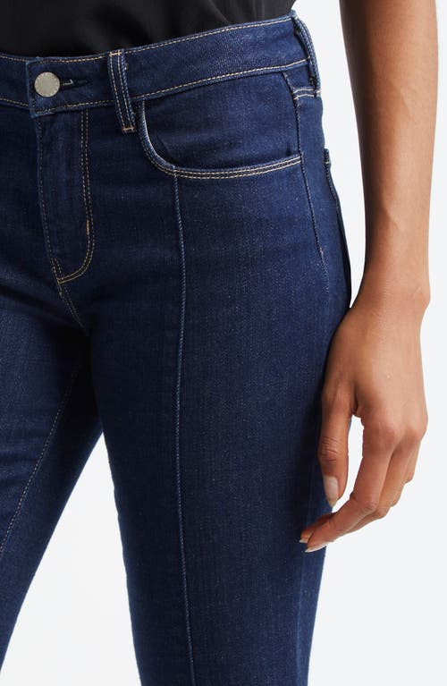 L Agence L'agence Lenora Front Seam Flare Leg Jeans In Koval