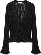 MANGO Metallic Cardigan