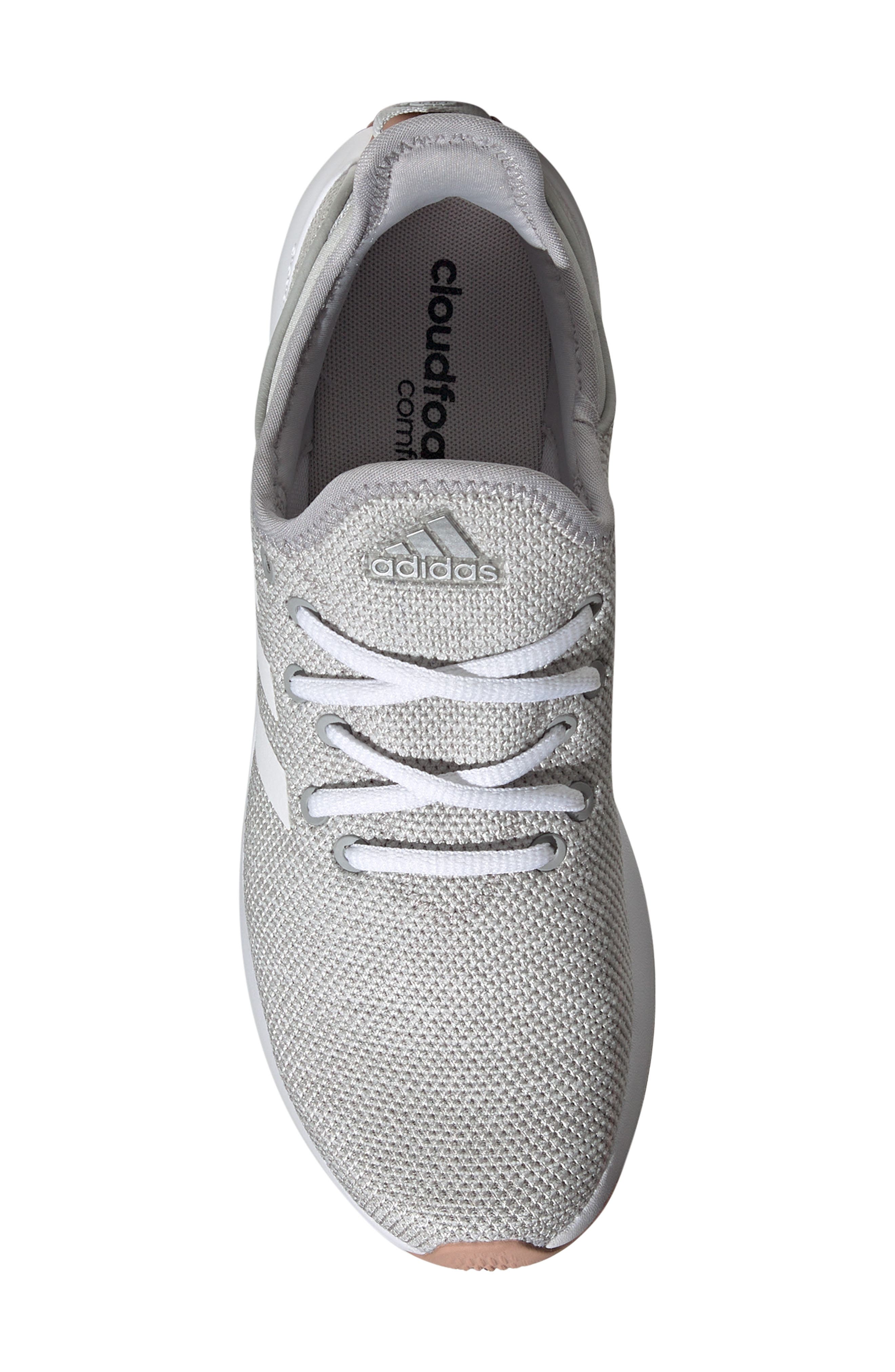 Cloadfoam Pure Running Shoe, Alternate, color, GREY/ WHITE/ SILVER METALLIC