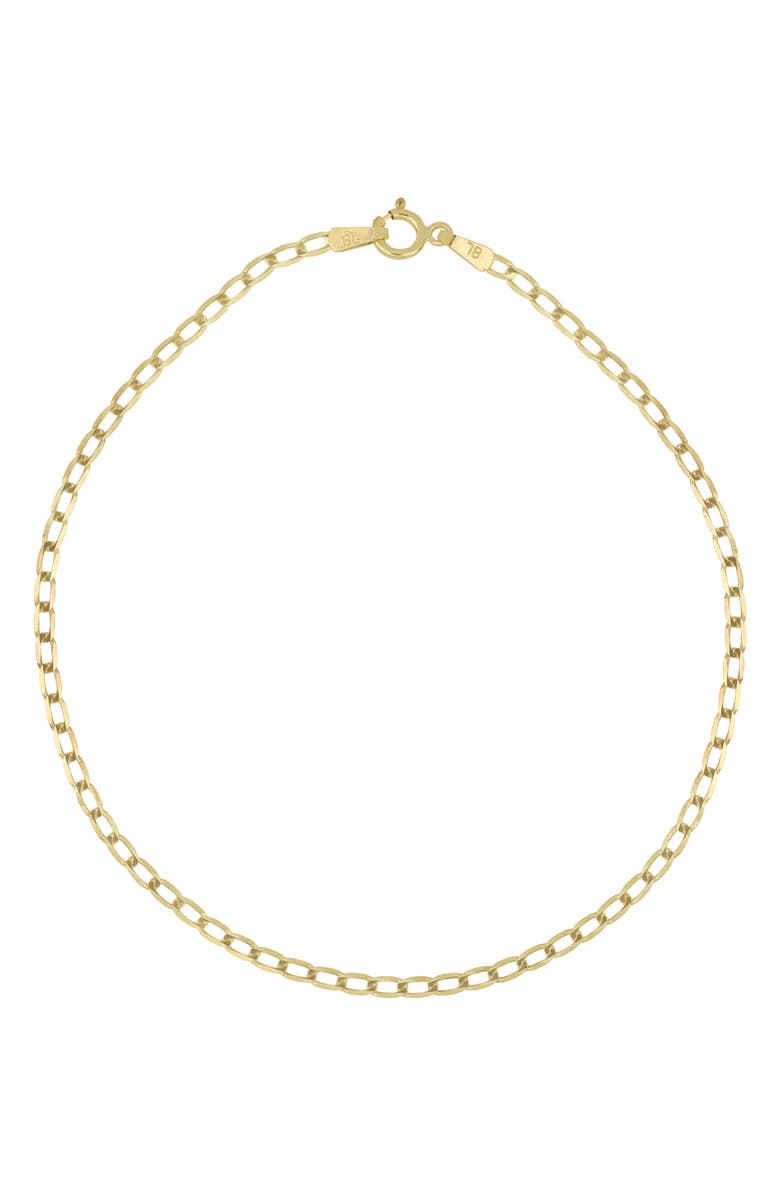 Bony Levy 14K Gold Elongated Rolo Chain Bracelet, Main, color,