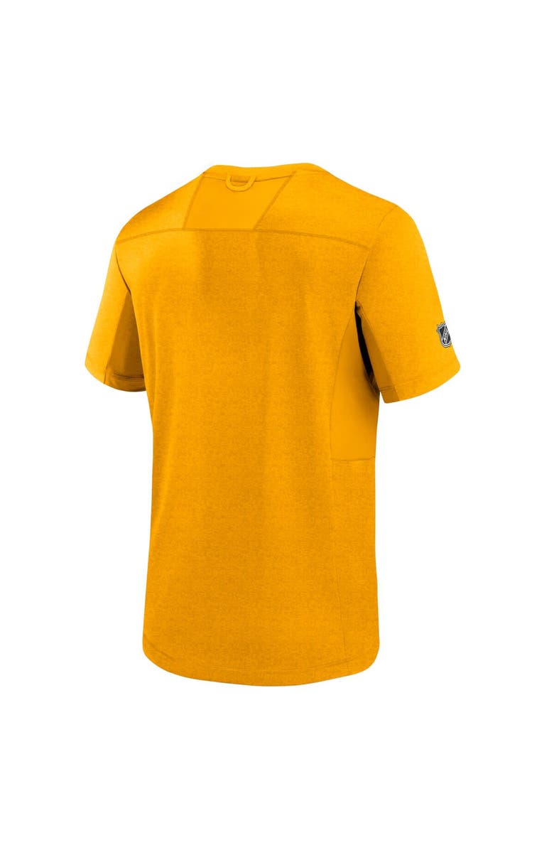FANATICS Men's Fanatics Branded Gold Nashville Predators Authentic Pro Performance T-Shirt, Alternate, color, Gold