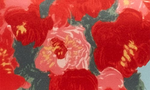 Frances Valentine Large Cosmetic Bag In Red