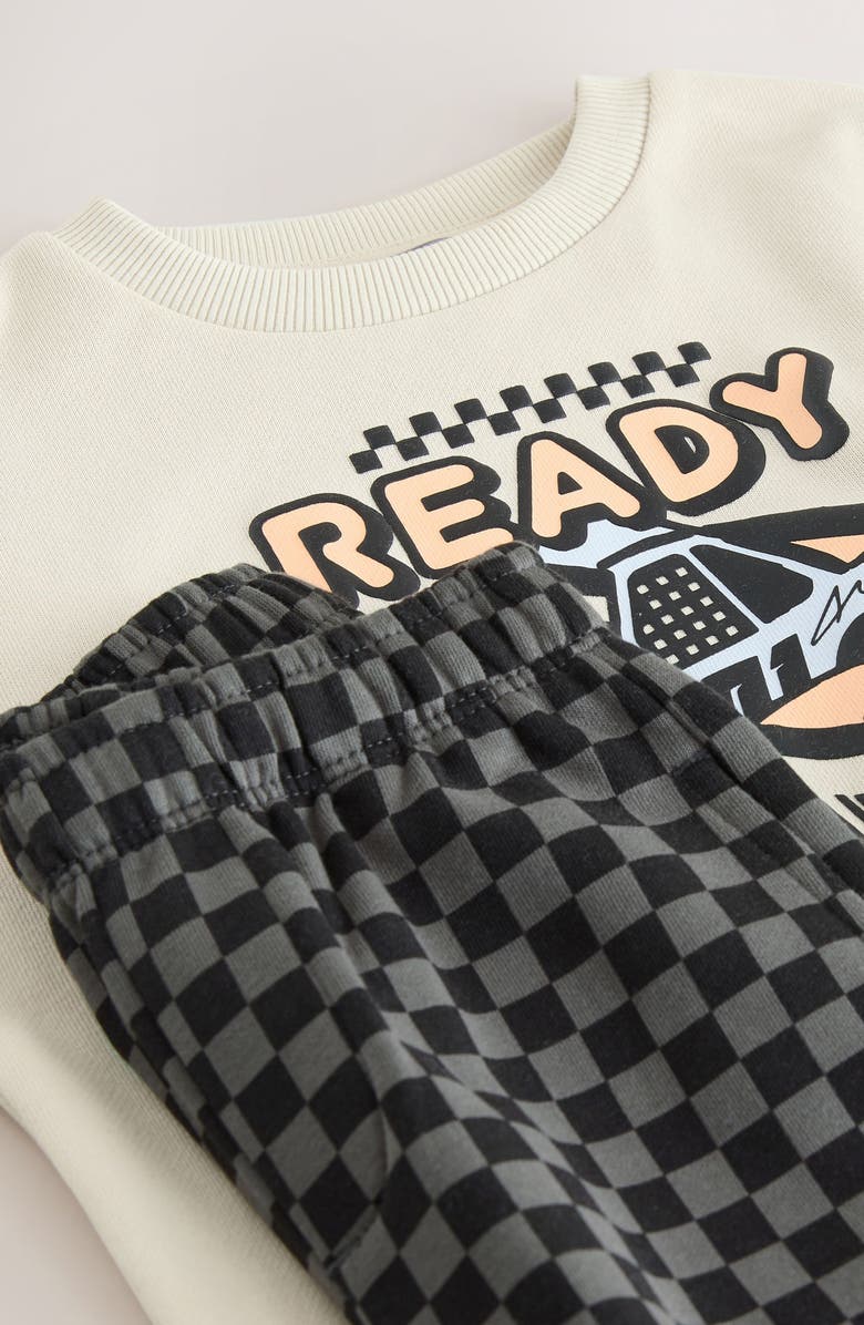 NEXT Kids' Racecar Graphic Sweatshirt & Pants Set, Alternate, color, Multi