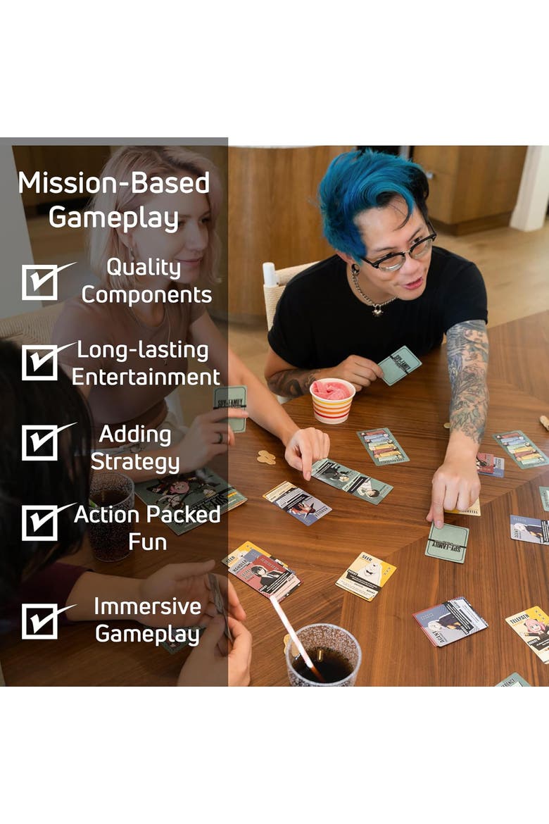 Mission for Peanuts Deduction Card Game, Alternate, color, Multicolored