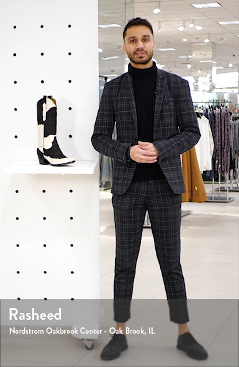 Dagget Genuine Calf Hair Western Boot, sales video thumbnail