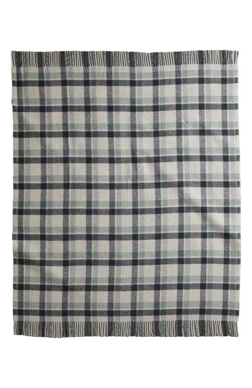 Pendleton Washable Wool Throw Blanket In Gray
