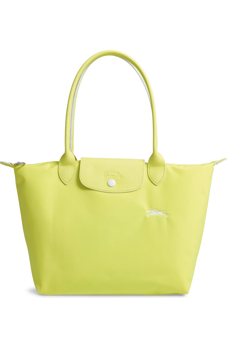 Longchamp Medium Le Pliage Club Shoulder Tote, Main, color, Yellow