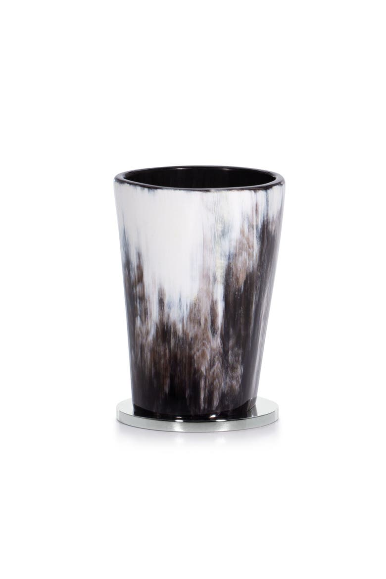 Tusk Dark Brush Holder - Nickel, Alternate, color, BLACK